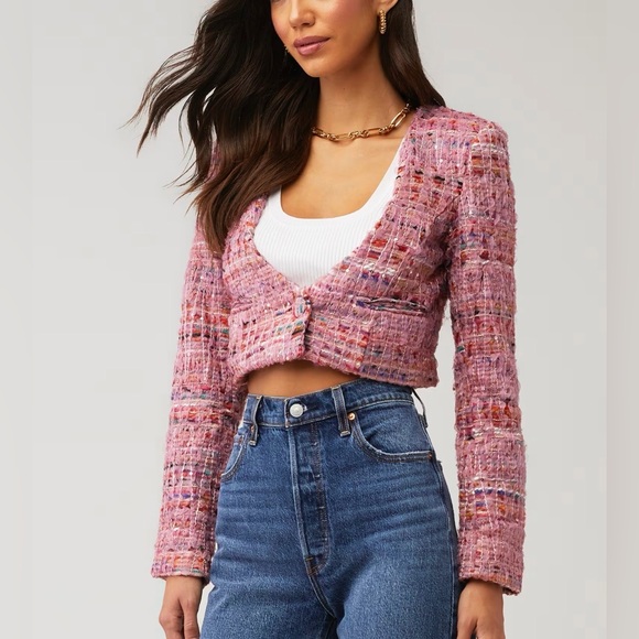 FOR LOVE & LEMONS
Celine Cropped Blazer - Picture 2 of 10